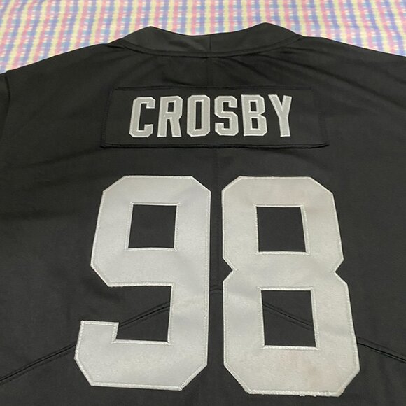 Las Vegas Raiders Crosby Black Jersey No. 98 - Picture 5 of 6